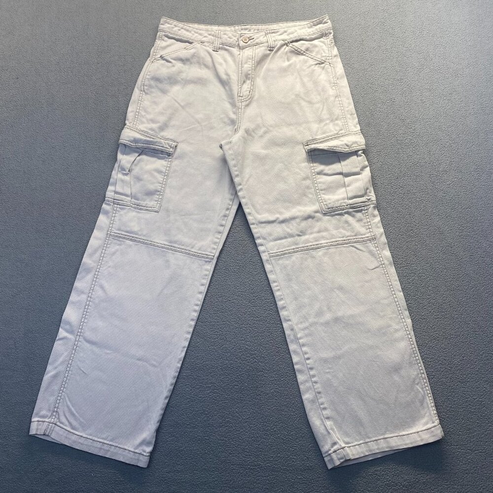 Divided by H&M Jeans Women's Size 12  High Rise 5-Pocket Light Wash,Cargo‎ Pants